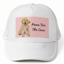 Golden Retriever Breast Cancer Hat