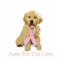Golden Retriever Breast Cancer Kids Shirt by normagolden Golden Retriever Breast Cancer Kids Shirt
