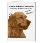 Golden Retriever - breeders Greeting Card
