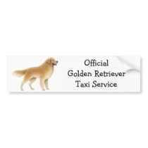 Golden Retriever Bumper Sticker bumper stickers