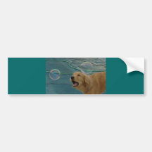 Golden Retriever Bumper Sticker