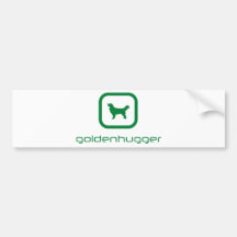 Golden Retriever Bumper Sticker