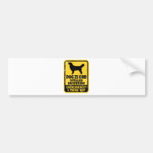 Golden Retriever Bumper Sticker