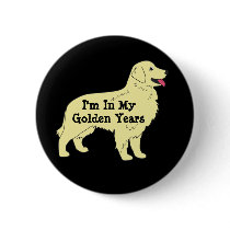 Golden Retriever Button