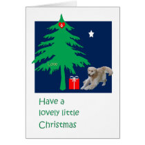 Golden Retriever Christmas Card cards
