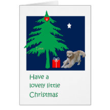 Golden Retriever Christmas Card