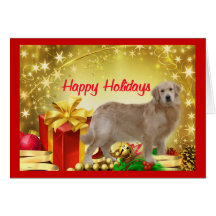 Golden Retriever Christmas Card Gift