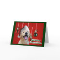Golden Retriever Christmas Cards Gifts card