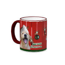 Golden Retriever Christmas Cards Gifts mugs
