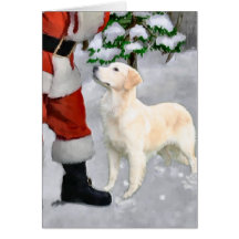 Golden Retriever Christmas Gifts Greeting Cards