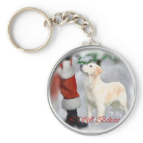 Golden Retriever Christmas Gifts keychains