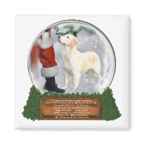 Golden Retriever Christmas Gifts magnets
