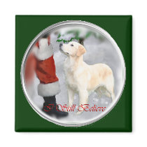 Golden Retriever Christmas Gifts magnets