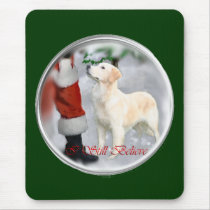 Golden Retriever Christmas Gifts mousepads