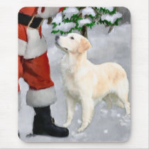 Golden Retriever Christmas Gifts mousepads