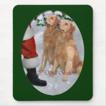 Golden Retriever Christmas Gifts mousepads