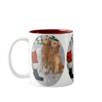 Golden Retriever Christmas Gifts mugs