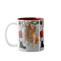 Golden Retriever Christmas Gifts mugs