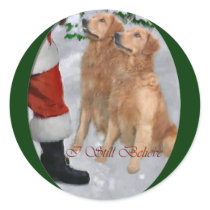 Golden Retriever Christmas Gifts stickers