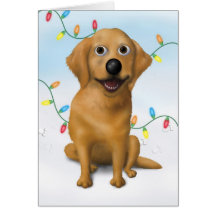 Golden Retriever Christmas Greeting Cards