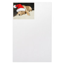 Golden Retriever Christmas stationery