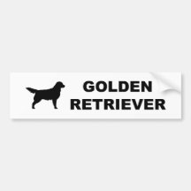 Golden Retriever Classic Bumper Sticker