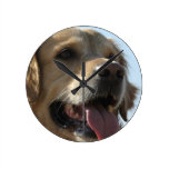 Golden Retriever Clock