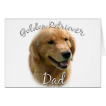 Golden Retriever Dad 2 Card