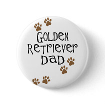 Golden Retriever Dad buttons