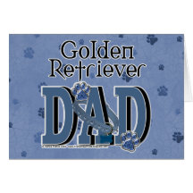 Golden Retriever DAD Card
