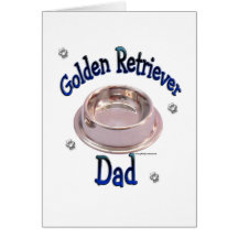 Golden Retriever Dad Cards
