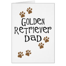 Golden Retriever Dad Cards