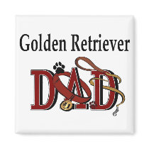 Golden Retriever Dad Gifts magnets