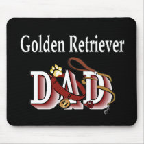 Golden Retriever Dad Gifts mousepads