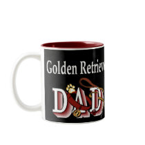 Golden Retriever Dad Gifts mugs