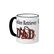 Golden Retriever Dad Gifts mugs