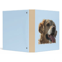 Golden Retriever Dog Binder