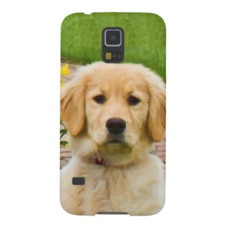 Golden Retriever Dog Galaxy S5 Cases