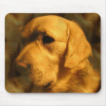 Golden Retriever Dog Mouse Pad