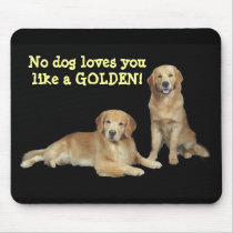Golden Retriever Father & Son Mousepad