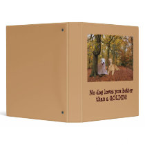 Golden Retriever Friendship Binder