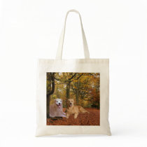 Golden Retriever Friendship Tote Bag