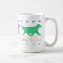 Golden Retriever Gaiting Mug mugs