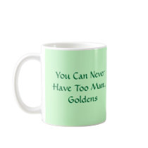 Golden Retriever Garden Mug Puppies