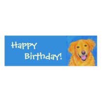 Golden Retriever Gift Tag - "Sydney" Business Card