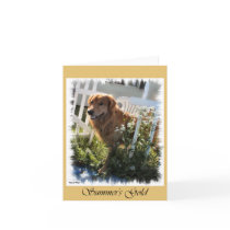 Golden Retriever Gifts Art Note Cards cards