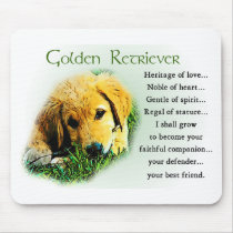 Golden Retriever Gifts mousepads