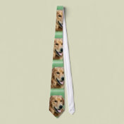 Golden Retriever Gifts Custom Tie