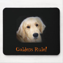 Golden Retriever, Goldens Rule! mousepads