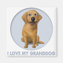 Golden Retriever Granddog Magnets